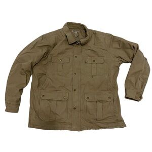 Duluth Sherpa Lined Canvas Chore firehouse Coat size XX Large tall